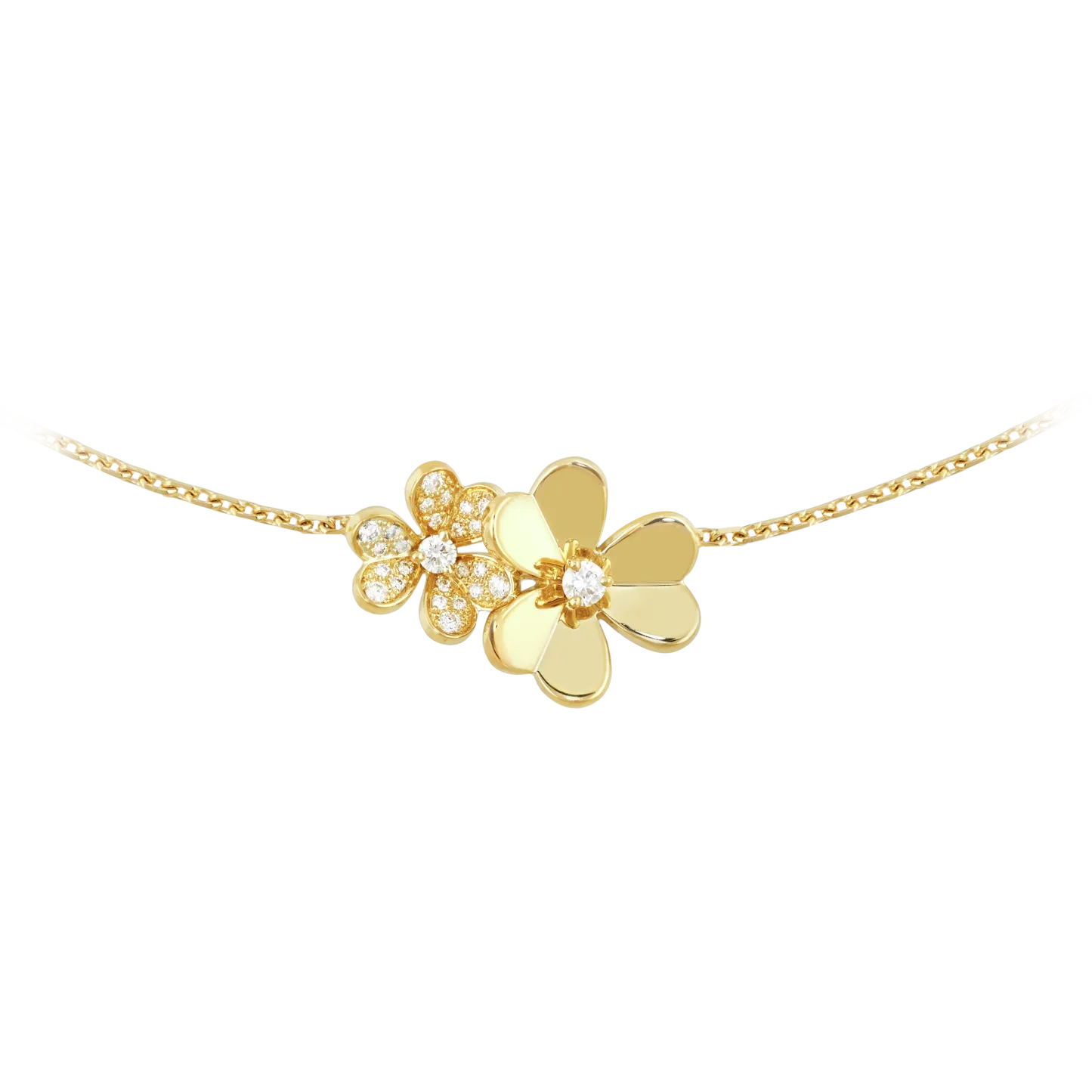 Frivole necklace, 9 flowers