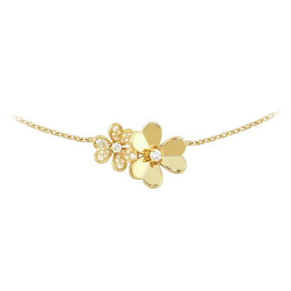 Frivole necklace, 9 flowers