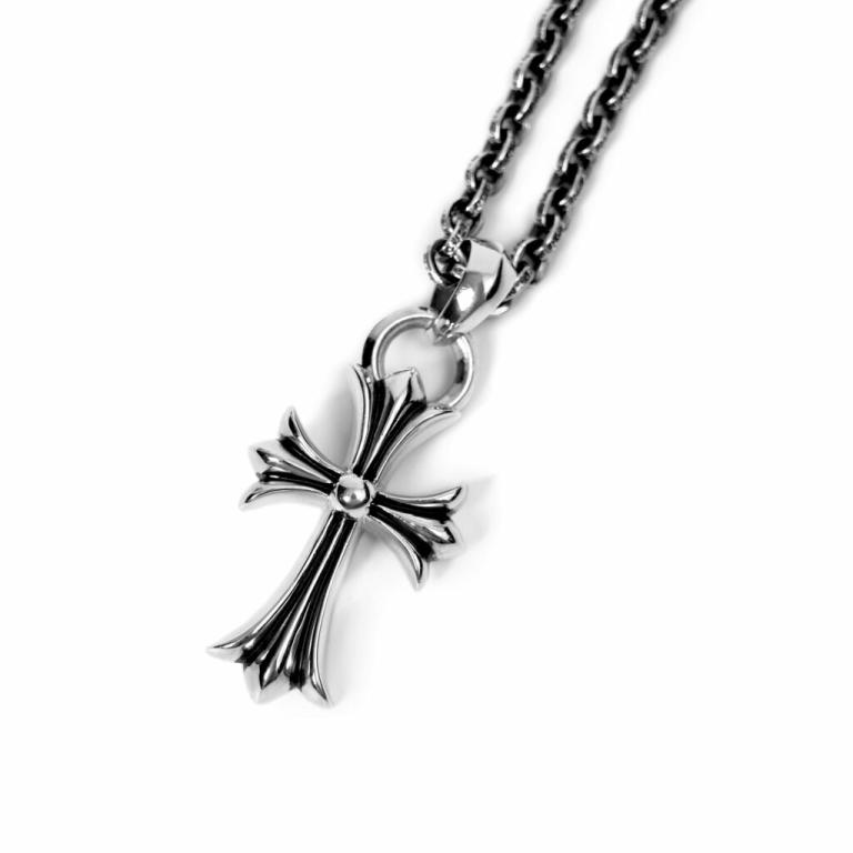 SMALL CROSS PENDANT WITH BAIL