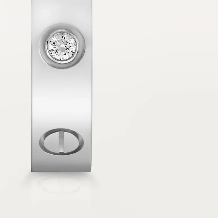 LOVE WEDDING BAND, 1 DIAMOND