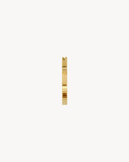 Cassandre single earring in metal