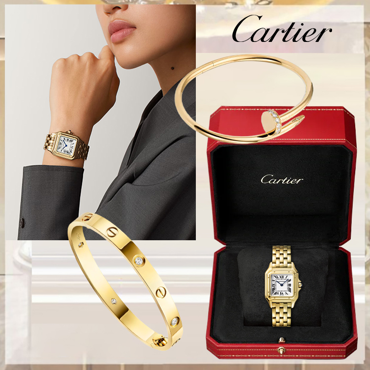 3‑Piece Carthttier Stack – Panthère, Love & Clou 