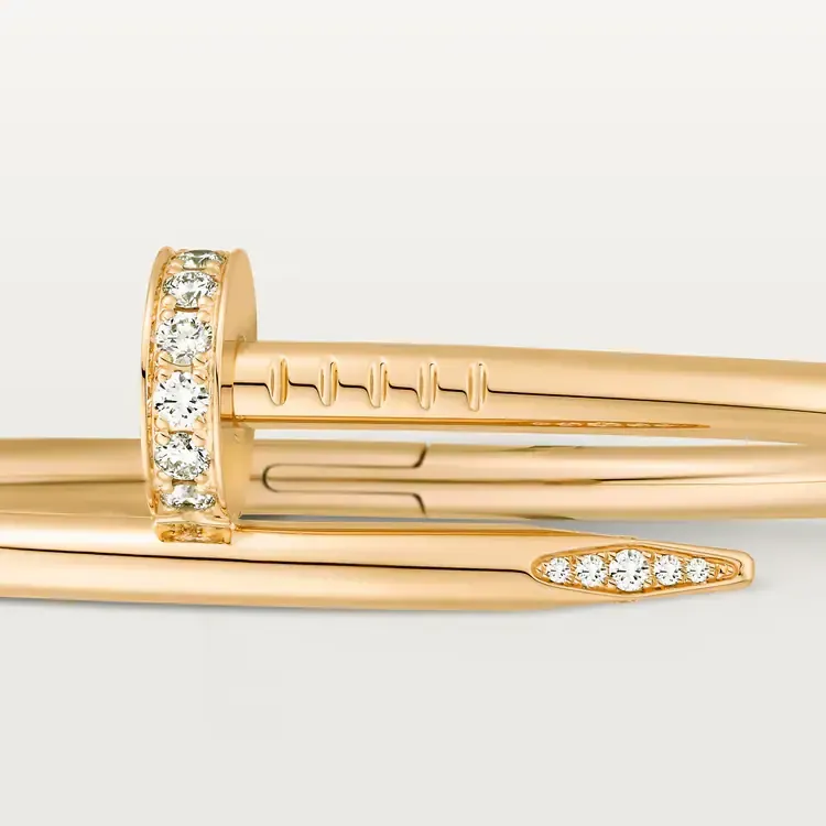 3‑Piece Carthttier Stack –Panthere, Yellow Gold, Diamonds