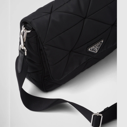Padded Re-Nylon shoulder bag