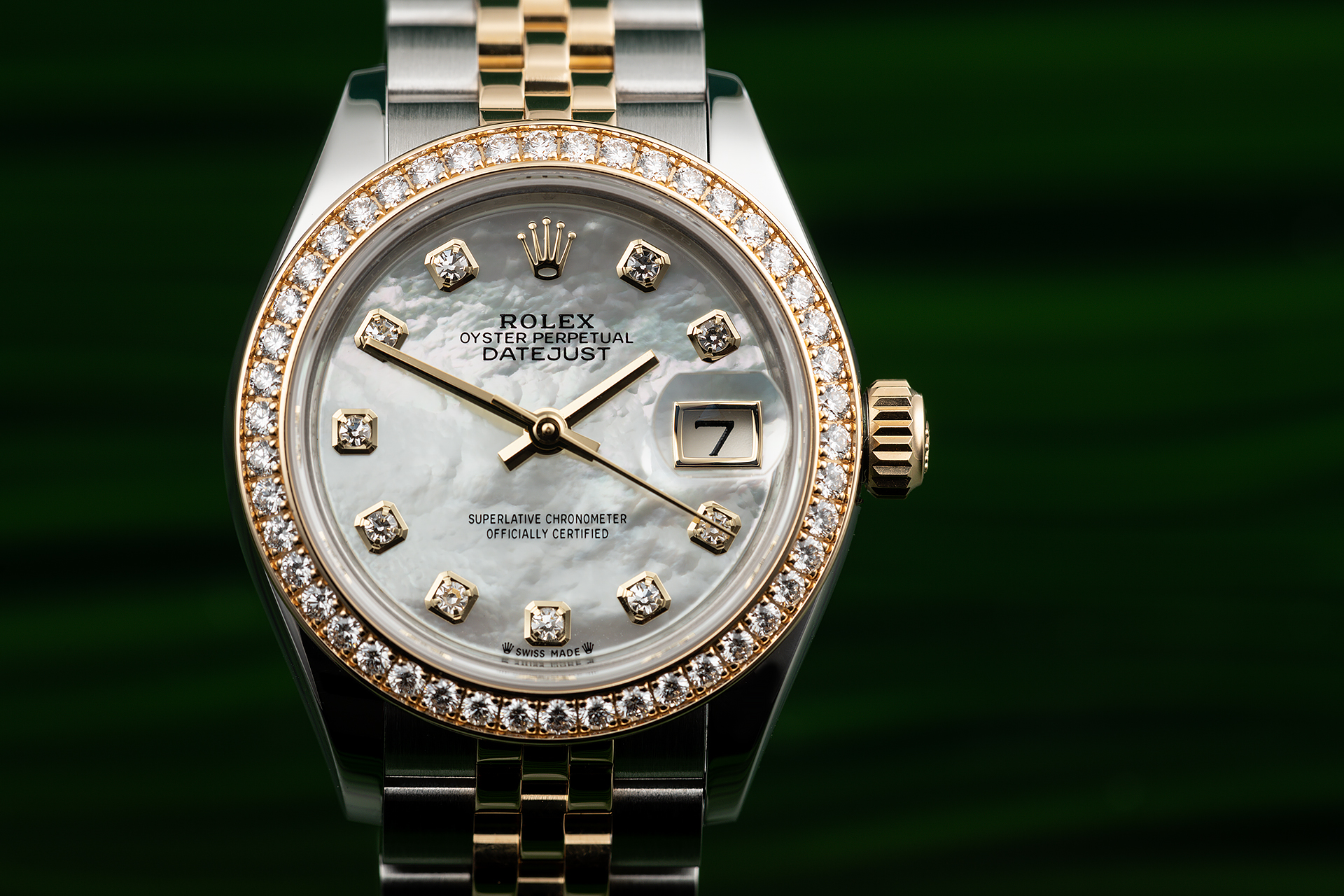LADY-DATEJUST OYSTER 28 MM OYSTERSTEEL YELLOW GOLD AND DIAMONDS 279383RBR