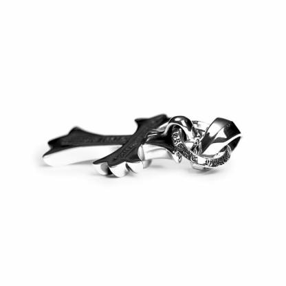 SMALL CROSS PENDANT WITH BAIL