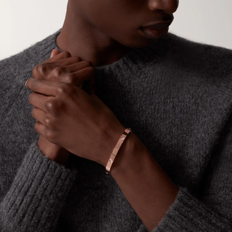 LOVE BRACELET, 4 DIAMONDS