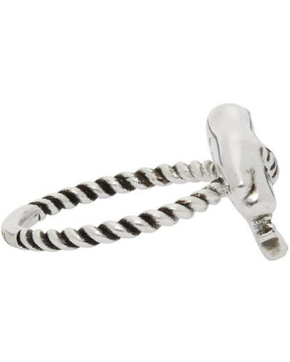 Chick Motif Ring in Silver