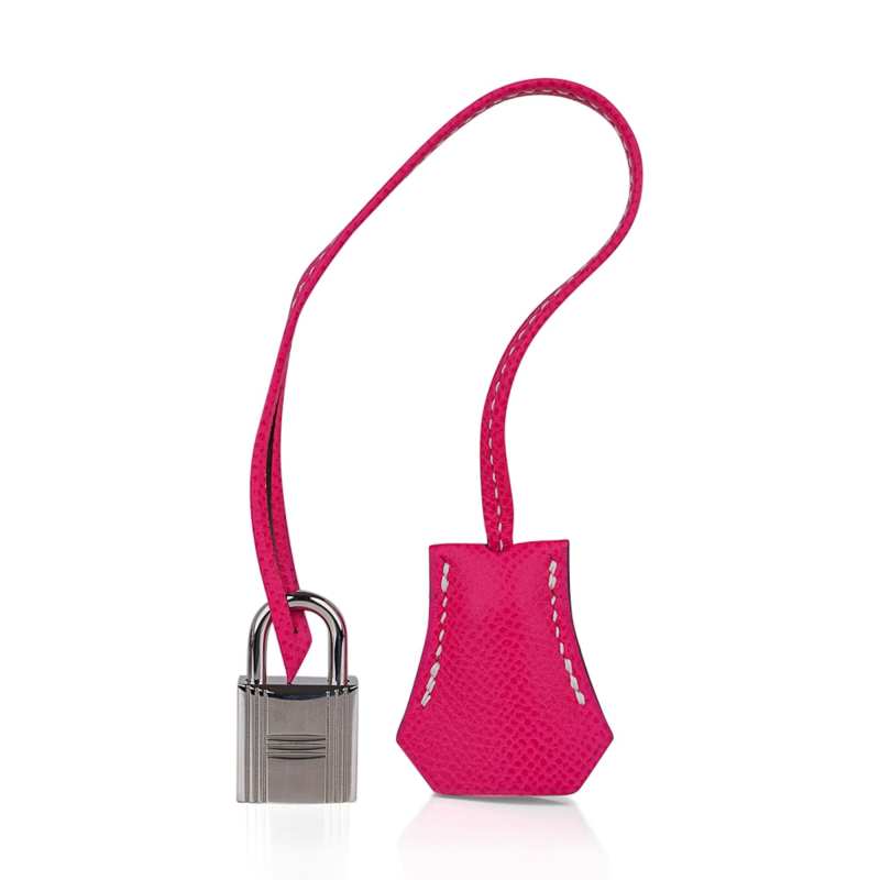 Birkin 30 Bag Rose Tyrien Candy Epsom Limited Edition Palladium