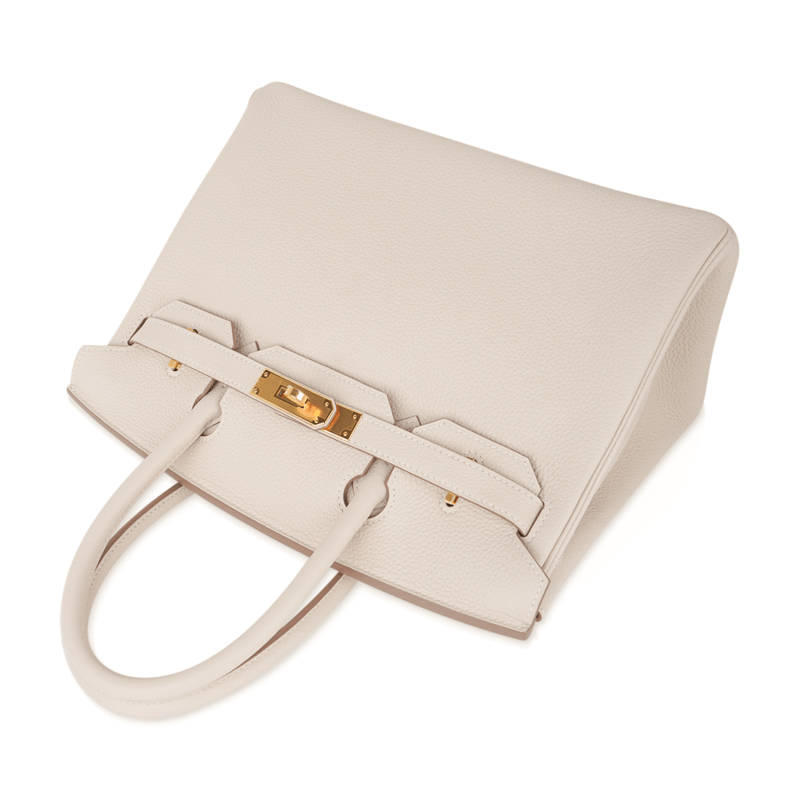 Birkin 30 Bag Craie Togo Leather with Gold Hardware
