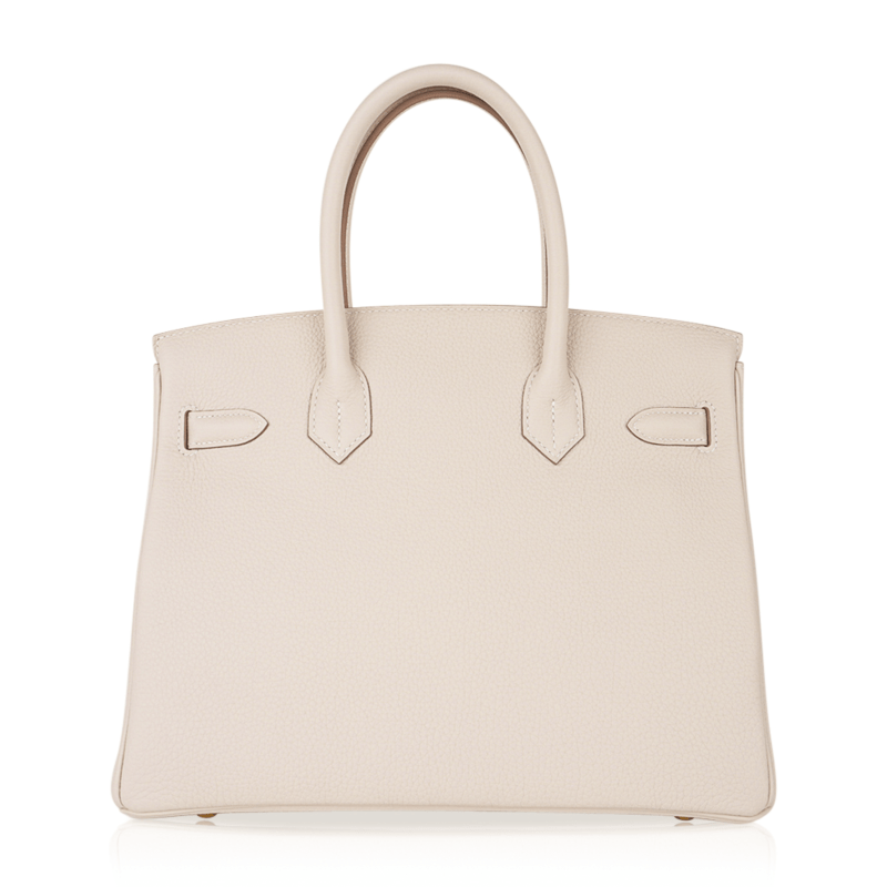 Birkin 30 Bag Craie Togo Leather with Gold Hardware