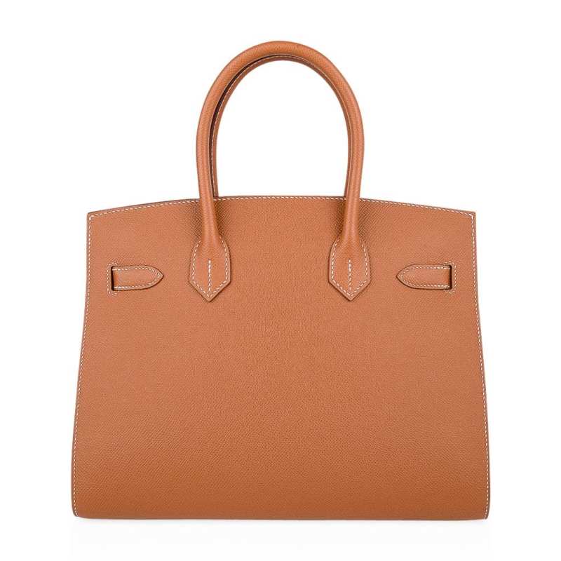 Birkin 30 Sellier Bag Gold Veau Graine Monsieur Laiton Limited Edition