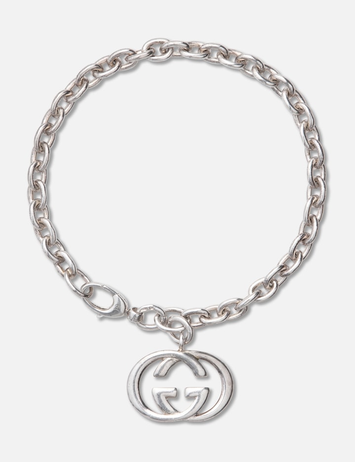 INTERLOCKING SILVER BRACELET