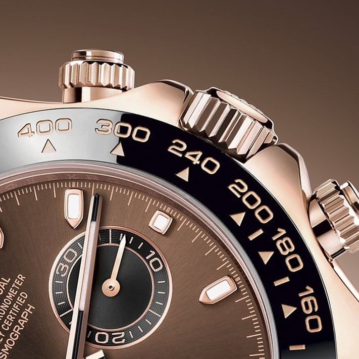 Cosmograph Daytona 116515LN Oysterflex Band Chocolate Dial Rose Gold