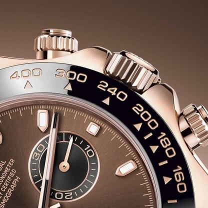 Cosmograph Daytona 116515LN Oysterflex Band Chocolate Dial Rose Gold