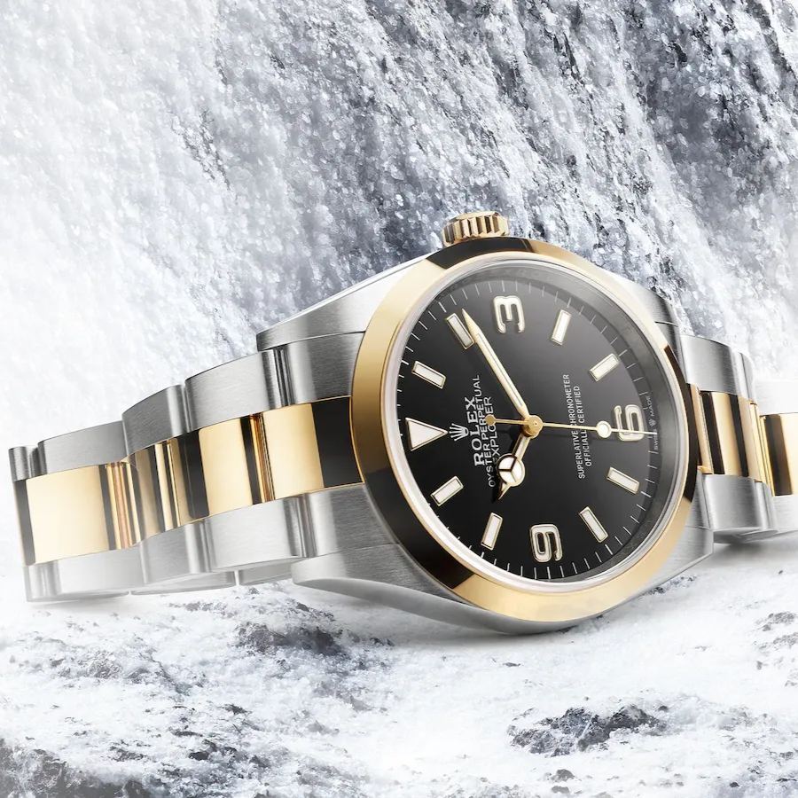 Explorer, 18k Yellow Gold and Stainless steel, 36mm, Ref# 124273-0001, 2024