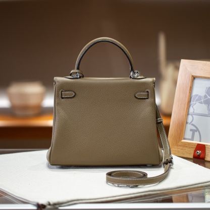 KELLY 25 FIRST LAYER TOGO COWHIDE GREY