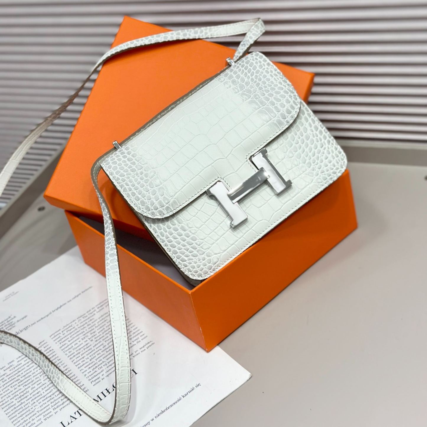 Herthtmes  Matte Alligator Constance 18/23