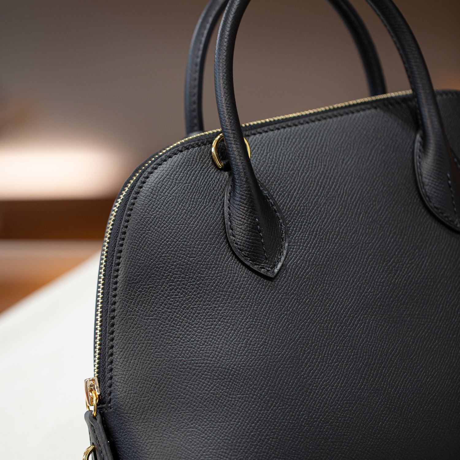 BOLIDE 25 FIRST LAYER EPSOM COWHIDE BLACK