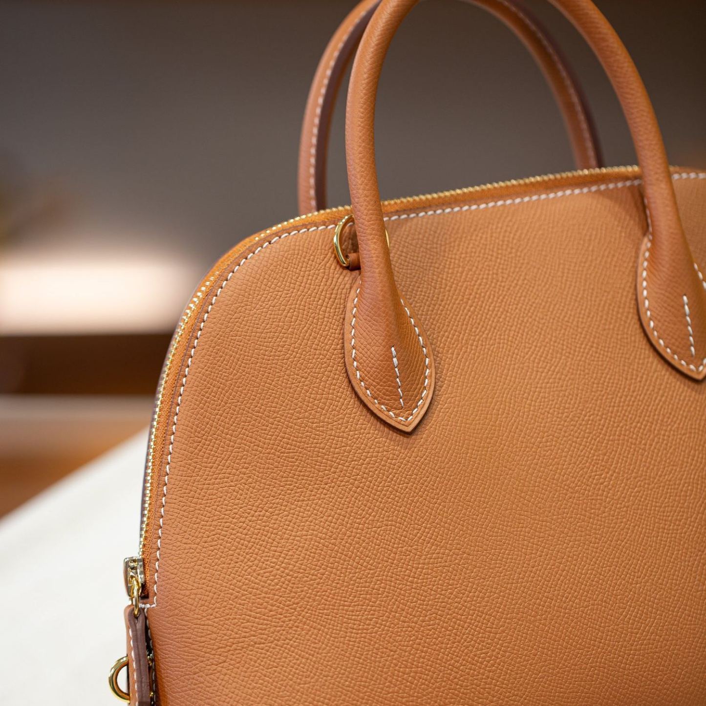 BOLIDE 25 FIRST LAYER EPSOM COWHIDE BROWN