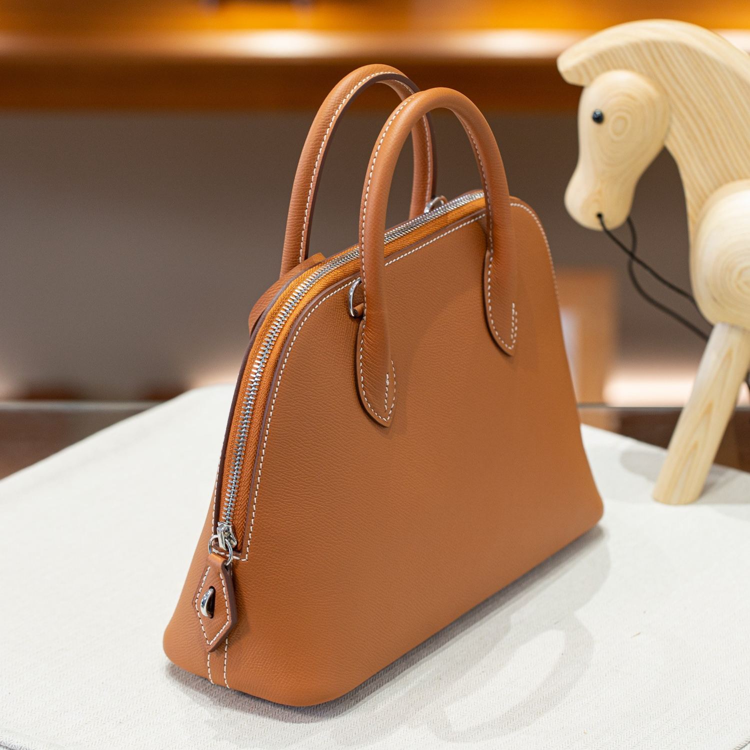 BOLIDE 25 FIRST LAYER EPSOM COWHIDE BROWN
