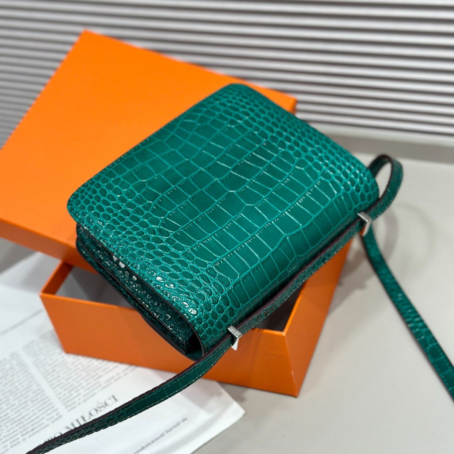 Herthtmes  Matte Alligator Constance 18/23