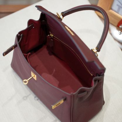 KELLY 25 FIRST LAYER TOGO COWHIDE HAVANA