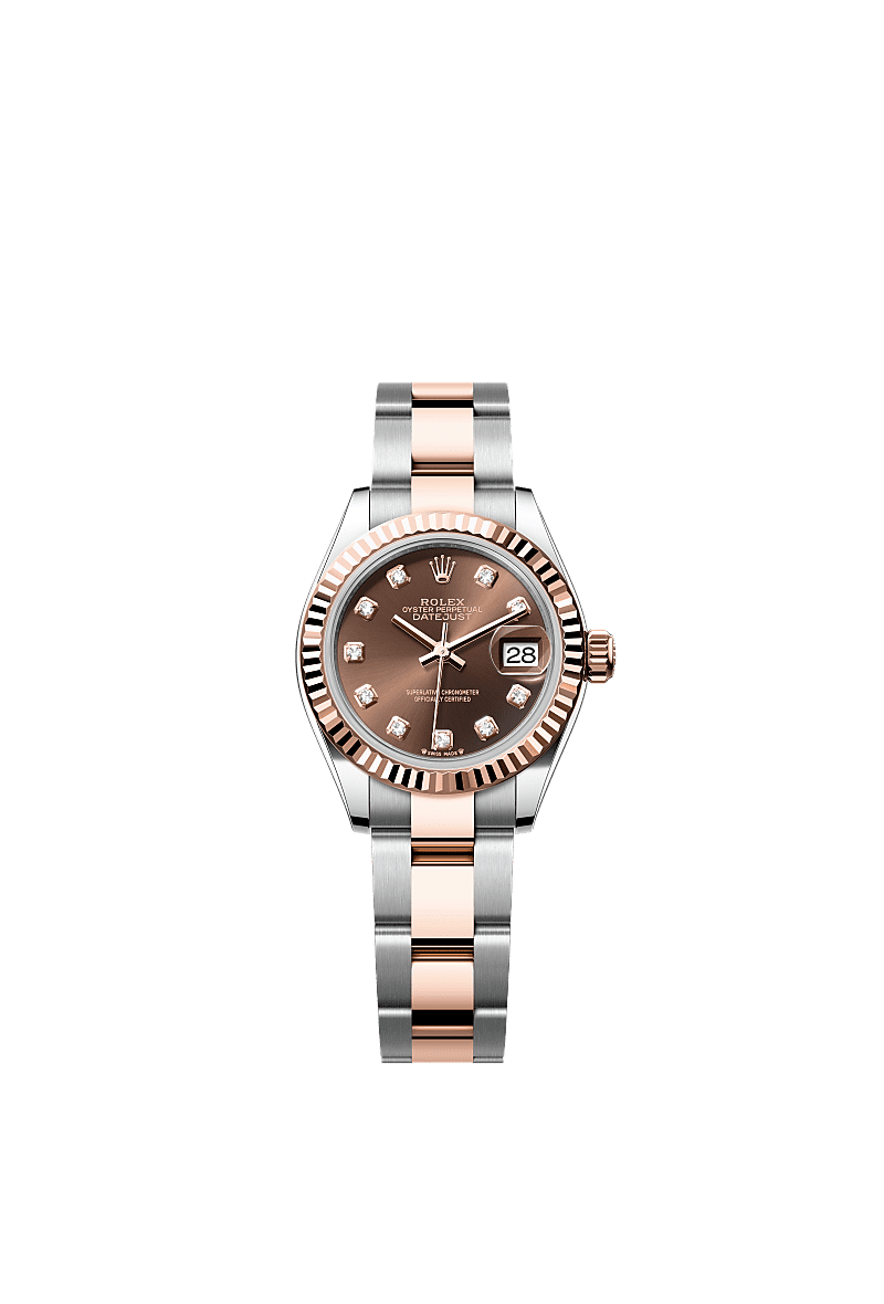 Lady-Datejust  Oyster, 28 mm, Oystersteel and Everose gold  Reference m279171-0012