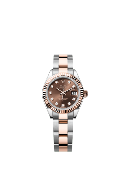 Lady-Datejust  Oyster, 28 mm, Oystersteel and Everose gold  Reference m279171-0012