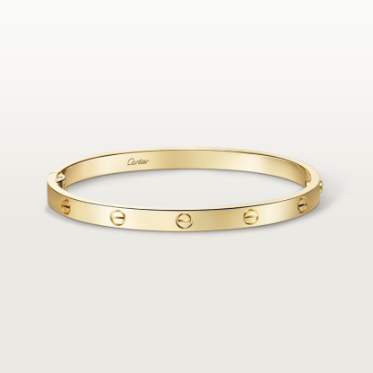3‑PIECE CARTHTTIER YELLOW GOLD BRACELET & LOVE