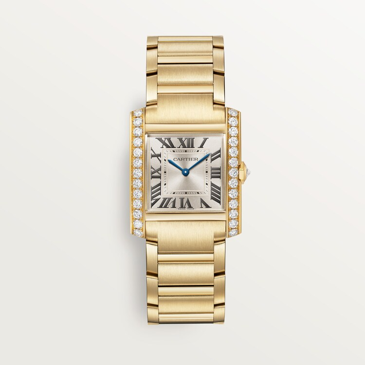 3‑Piece Carthttier Stack – Tank, Yellow Gold & Diamonds