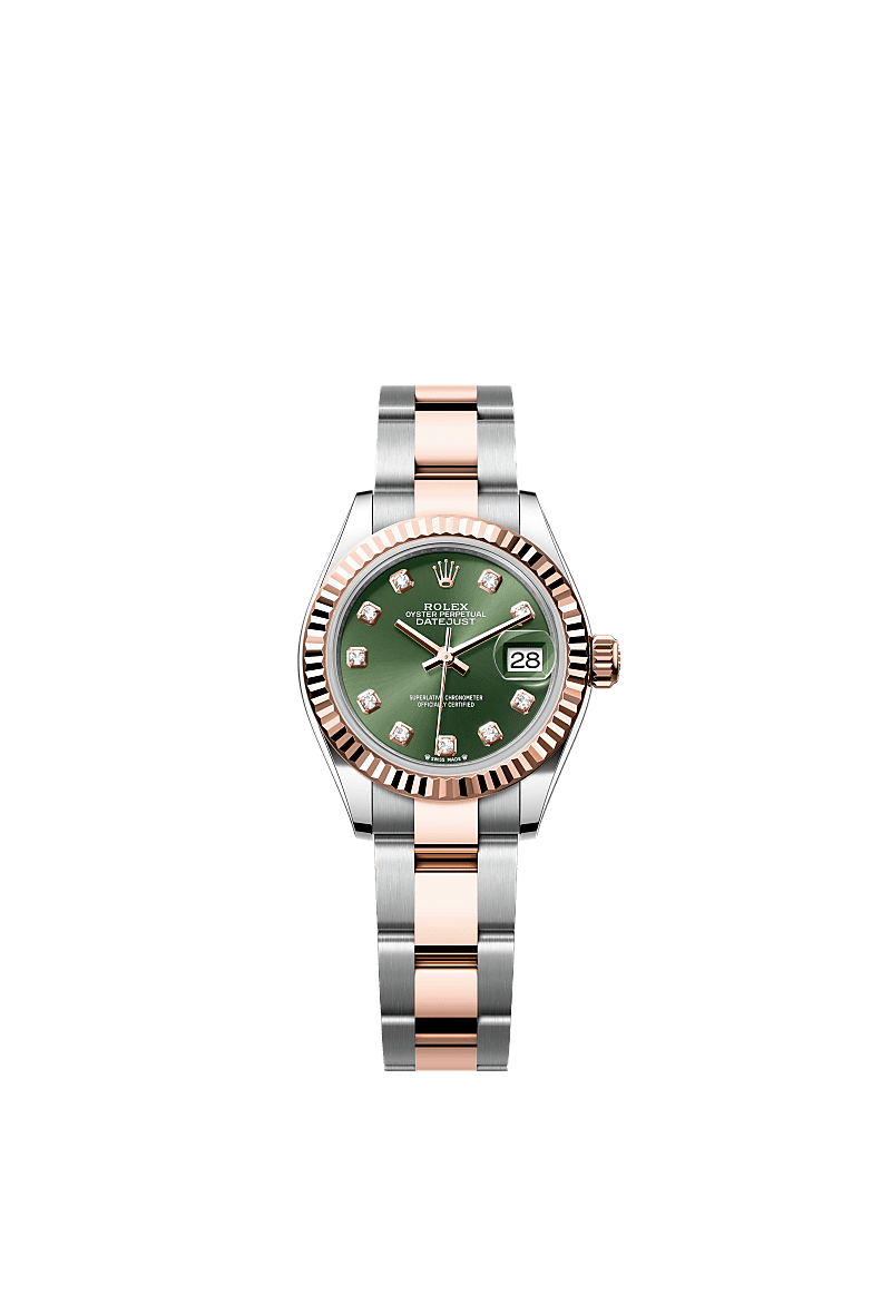 Lady-Datejust  Oyster, 28 mm, Oystersteel and Everose gold  Reference m279171-0008