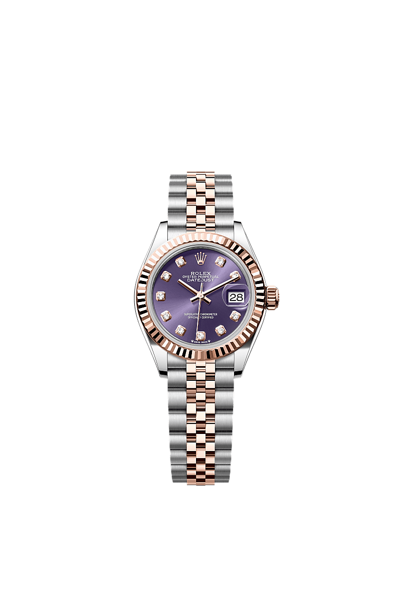 Lady-Datejust  Oyster, 28 mm, Oystersteel and Everose gold  Reference m279171-0015