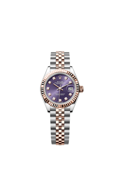Lady-Datejust  Oyster, 28 mm, Oystersteel and Everose gold  Reference m279171-0015