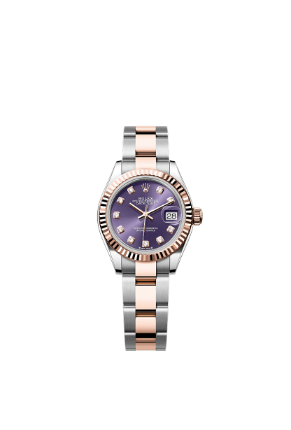 Lady-Datejust  Oyster, 28 mm, Oystersteel and Everose gold  Reference m279171-0016