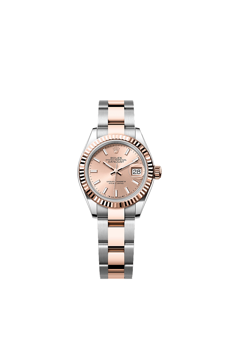 Lady-Datejust  Oyster, 28 mm, Oystersteel and Everose gold  Reference m279171-0024