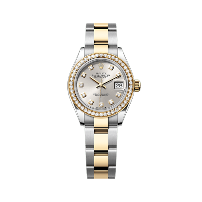 Rothtlex Lady-Datejust Oyster, 28 mm, Oystersteel, yellow gold and diamonds Reference m279383rbr-0008