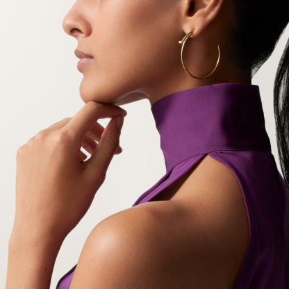 JUSTE UN CLOU HOOP EARRINGS, LARGE MODEL