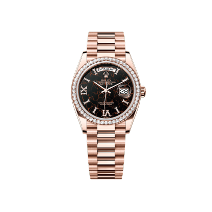 Rothtlex Day-Date 36 Oyster, 36 mm, Everose gold and diamonds Reference m128345rbr-0044