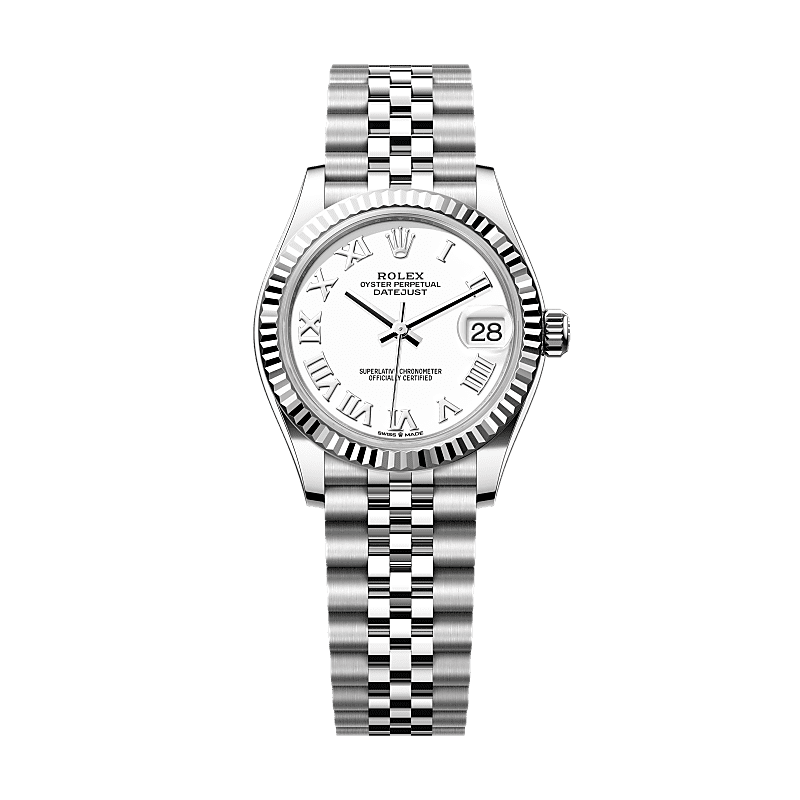 Datejust 31  Oyster, 31 mm, Oystersteel and white gold  Reference m278274-0010
