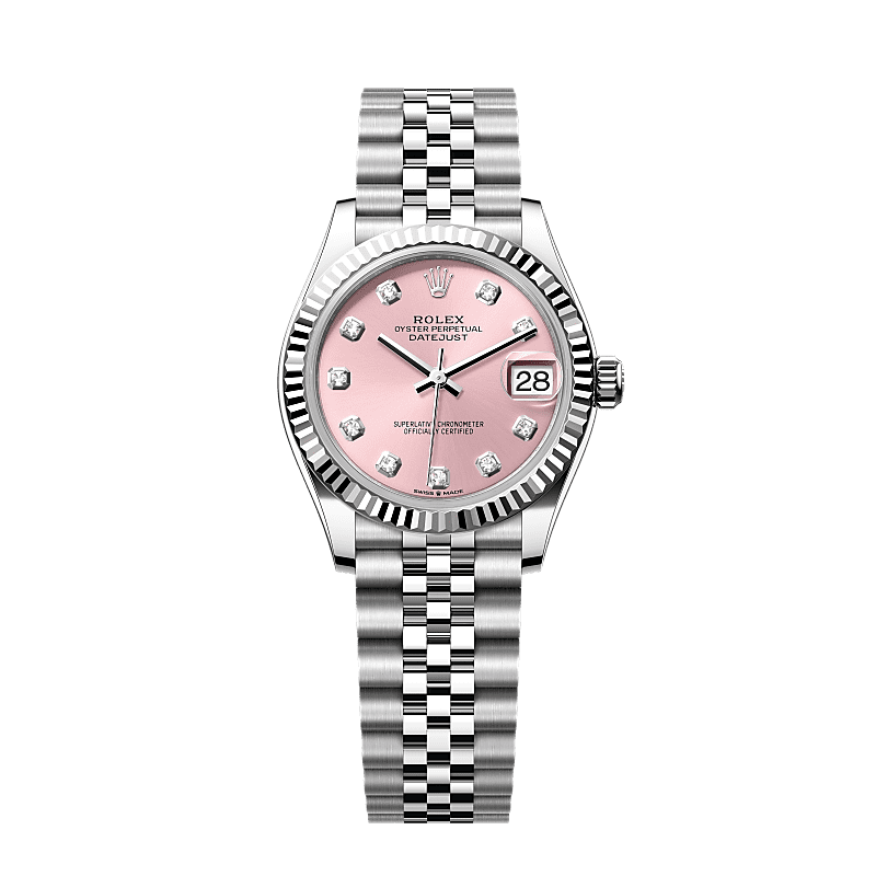 Datejust 31 Oyster, 31 mm, Oystersteel and white gold  Reference m278274-0032