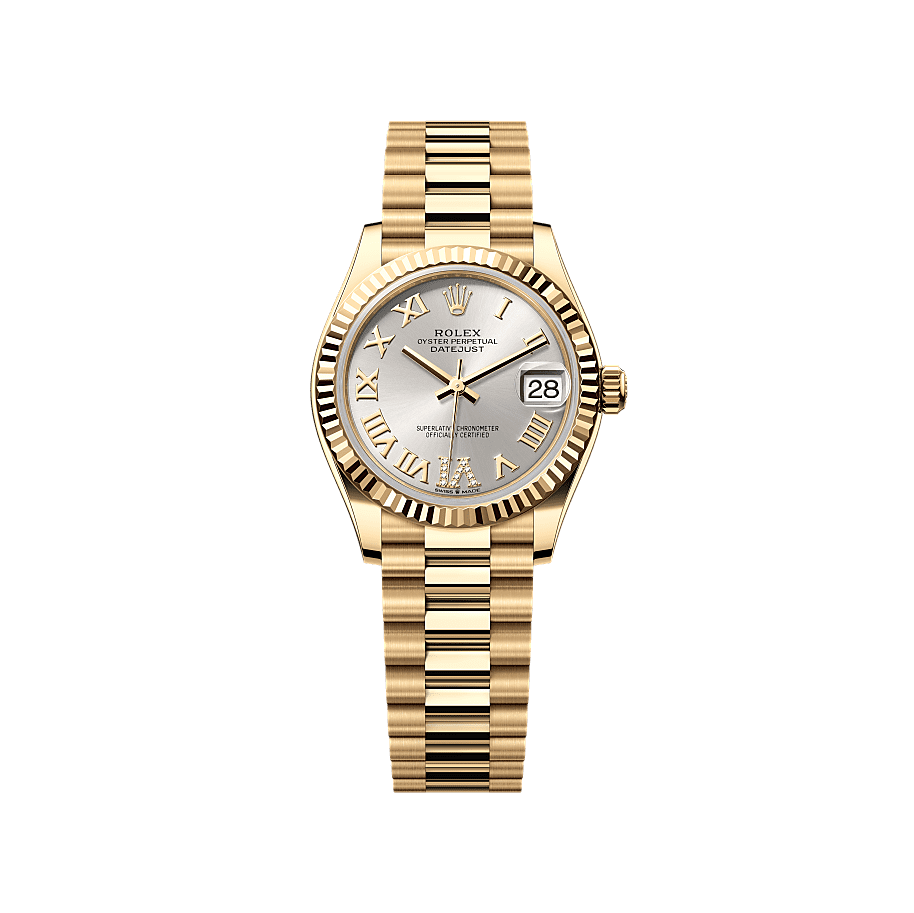 Rothtlex Datejust 31 Oyster, 31 mm, yellow gold  Reference m278278-0028
