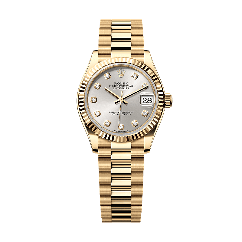 Rothtlex Datejust 31  Oyster, 31 mm, yellow gold  Reference m278278-0034