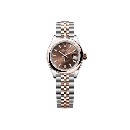 Rothtlex Lady-Datejust Oyster, 28 mm, Oystersteel and Everose gold Reference m279161-0017