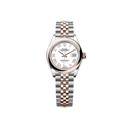 Rothtlex Lady-Datejust Oyster, 28 mm, Oystersteel and Everose gold Reference m279161-0021