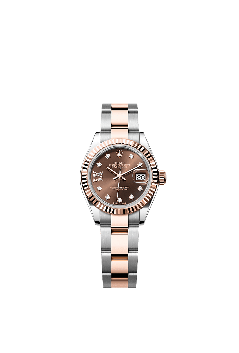Lady-Datejust  Oyster, 28 mm, Oystersteel and Everose gold  Reference /m279171-0004