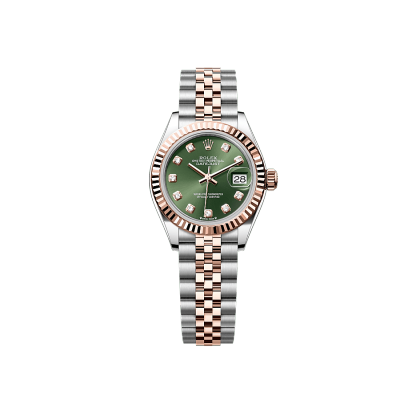 Rothtlex Lady-Datejust Oyster, 28 mm, Oystersteel and Everose gold Reference m279171-0007