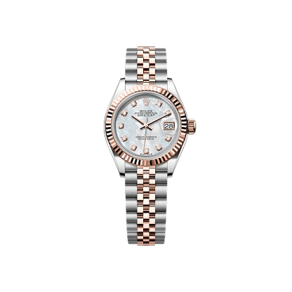 Rothtlex Lady-Datejust  Oyster, 28 mm, Oystersteel and Everose gold  Reference m279171-0013