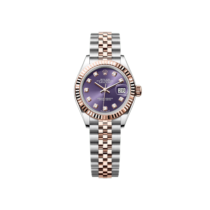 Rothtlex Lady-Datejust  Oyster, 28 mm, Oystersteel and Everose gold  Reference m279171-0015