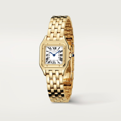3‑Piece Carthttier Stack –Panthère, Yellow Gold, Clou & Diamonds